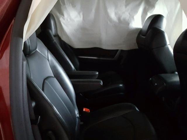 1GKER237X8J173616 - 2008 GMC ACADIA SLT წითელი ფოტო 6