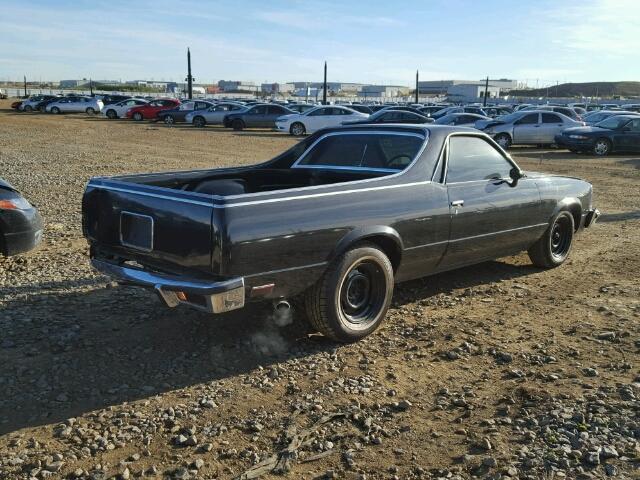 1W80HAD452590 - 1980 CHEVROLET EL CAMINO BLACK photo 4