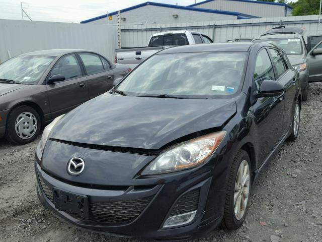 JM1BL1K69B1372778 - 2011 MAZDA 3 S BLACK photo 2