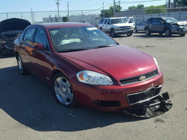 2G1WD58C489193869 - 2008 CHEVROLET IMPALA SUP RED photo 1