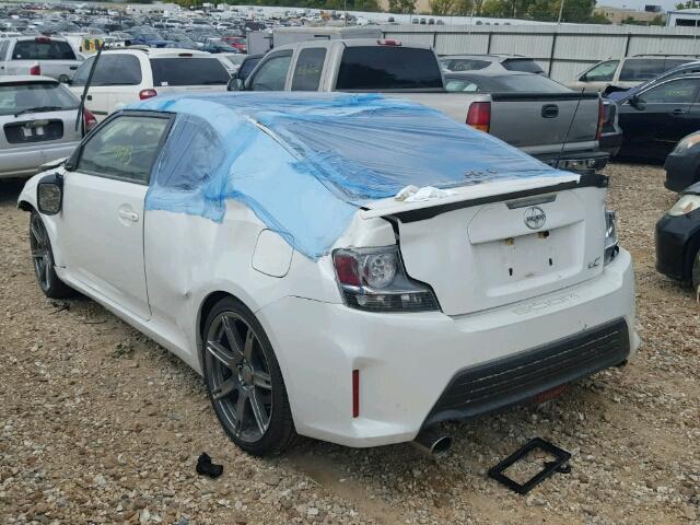 JTKJF5C7XFJ004254 - 2015 TOYOTA SCION TC WHITE photo 3