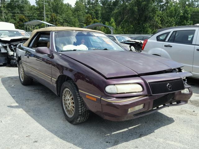 1C3EU4534SF674712 - 1995 CHRYSLER LEBARON GT MAROON photo 1