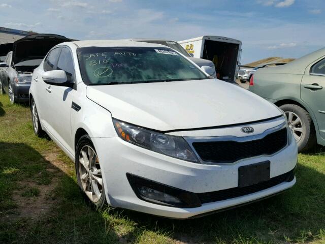 5XXGM4A78DG123295 - 2013 KIA OPTIMA LX WHITE photo 1