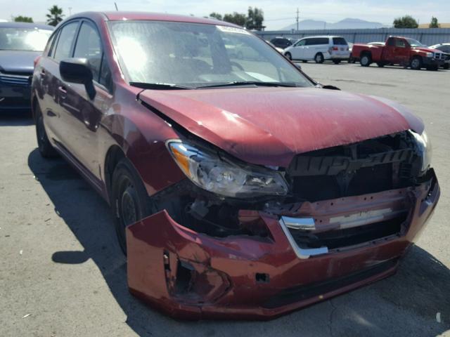 JF1GPAA60D2832151 - 2013 SUBARU IMPREZA BA RED photo 1