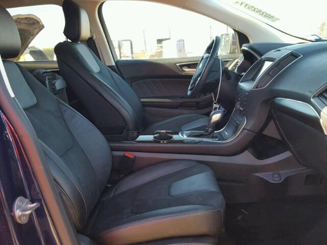 2FMPK4AP7GBB17574 - 2016 FORD EDGE Синій фото 5