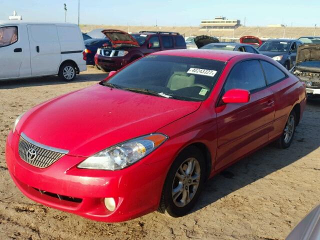 4T1CE38P06U748892 - 2006 TOYOTA CAMRY SOLA RED photo 2