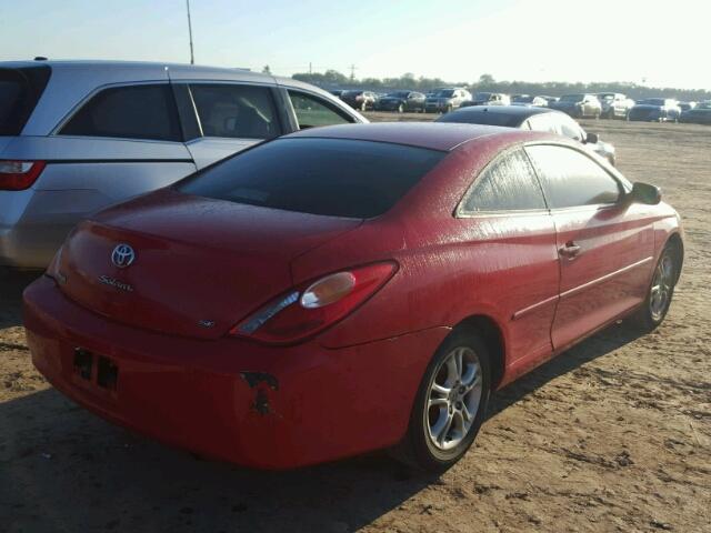 4T1CE38P06U748892 - 2006 TOYOTA CAMRY SOLA RED photo 4