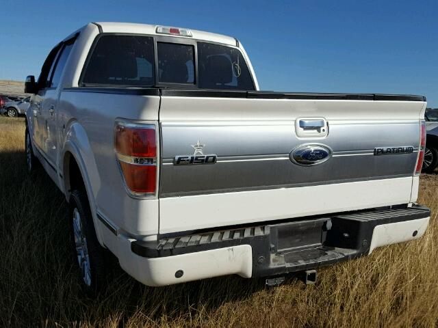 1FTFW1CT8EFB98271 - 2014 FORD F150 WHITE photo 3