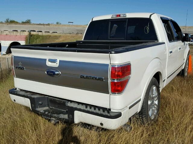 1FTFW1CT8EFB98271 - 2014 FORD F150 WHITE photo 4