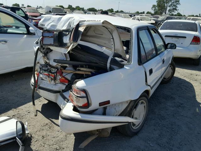 1NXAE94A5NZ312405 - 1992 TOYOTA COROLLA DL WHITE photo 4