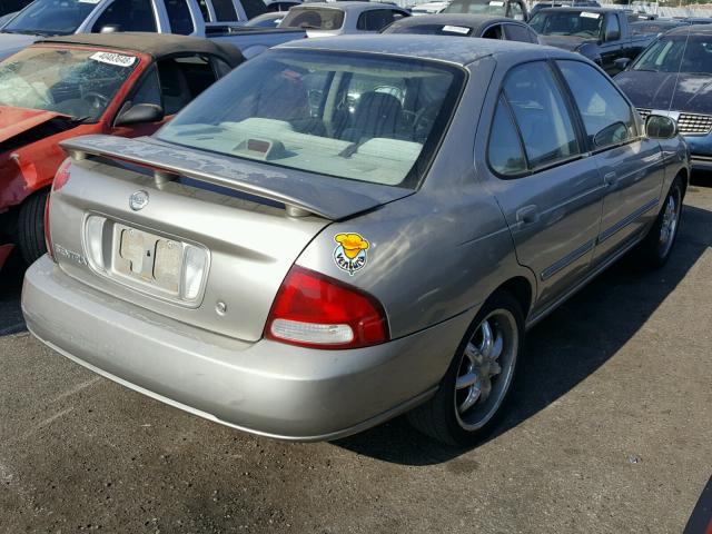 3N1DB51D31L020406 - 2001 NISSAN SENTRA CA GRAY photo 4