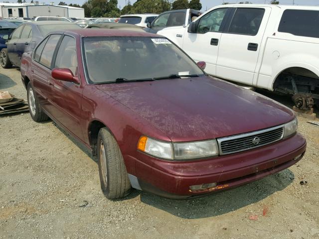 JN1HJ01F5PT109326 - 1993 NISSAN MAXIMA GXE MAROON photo 1