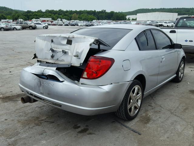 1G8AY12P04Z215662 - 2004 SATURN ION REDLIN Gümüş foto 4