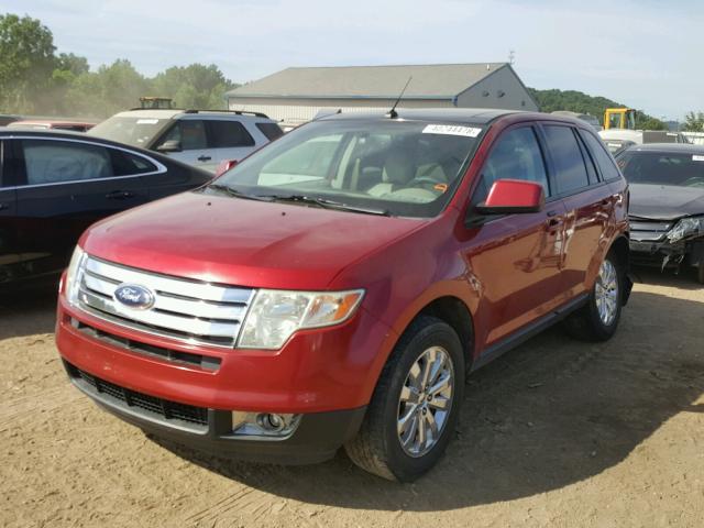 2FMDK49C47BA96705 - 2007 FORD EDGE SEL P RED photo 2