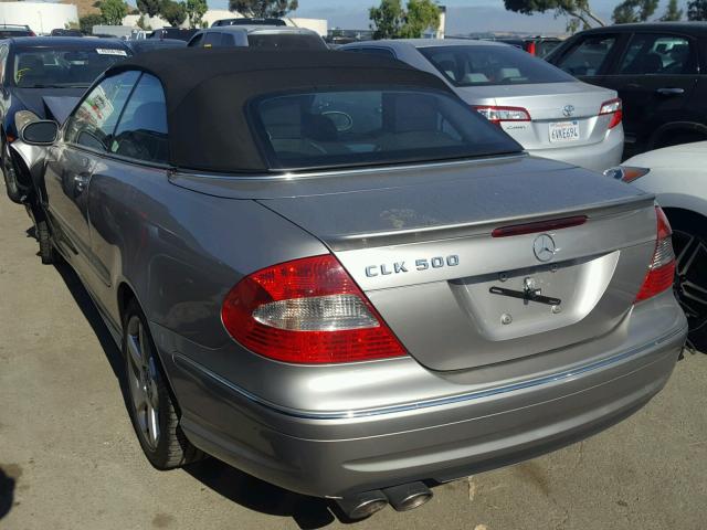 WDBTK75G56T066488 - 2006 MERCEDES-BENZ CLK 500 GOLD photo 3