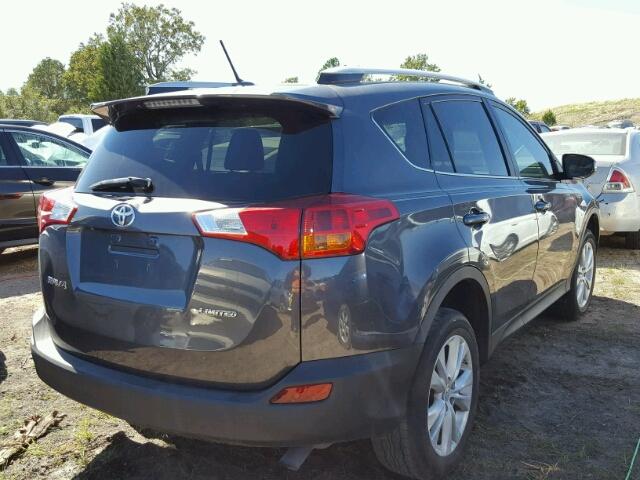 2T3YFREV4EW112281 - 2014 TOYOTA RAV4 GRAY photo 4