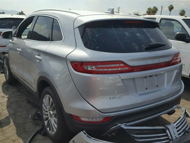 5LMCJ2C90GUJ21896 - 2016 LINCOLN MKC SELECT SILVER photo 3