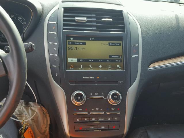 5LMCJ2C90GUJ21896 - 2016 LINCOLN MKC SELECT ვერცხლისფერი ფოტო 9