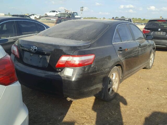 4T4BE46K88R022733 - 2008 TOYOTA CAMRY BLACK photo 4