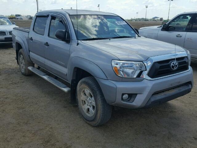 3TMJU4GN8EM170533 - 2014 TOYOTA TACOMA DOU SILVER photo 1