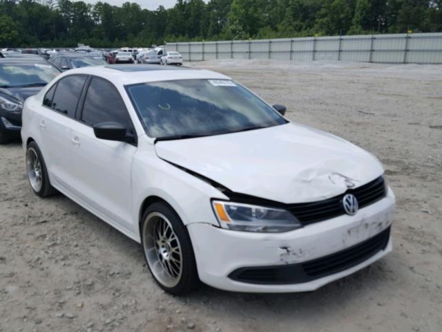 3VW1K7AJ6CM379261 - 2012 VOLKSWAGEN JETTA BASE 白色 照片 1