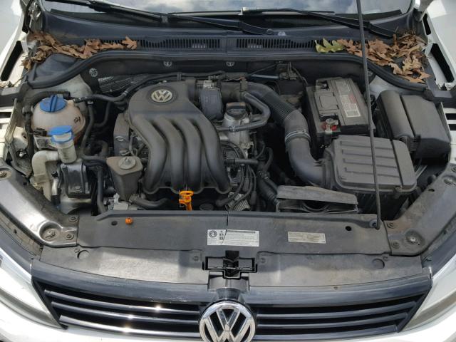 3VW1K7AJ6CM379261 - 2012 VOLKSWAGEN JETTA BASE 白色 照片 7