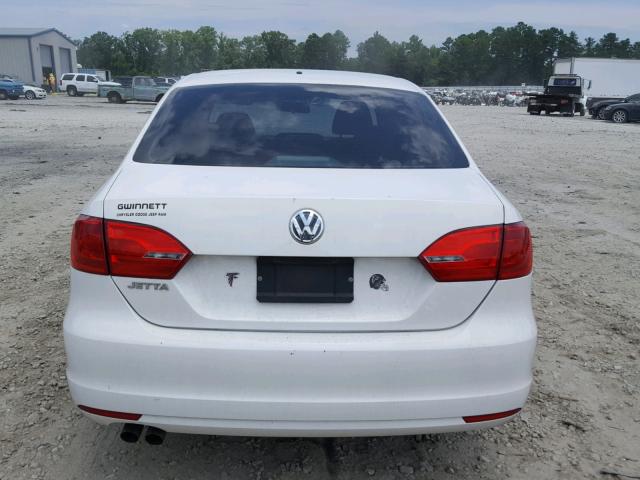3VW1K7AJ6CM379261 - 2012 VOLKSWAGEN JETTA BASE 白色 照片 9