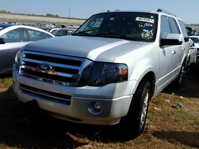 1FMJU1K53CEF01667 - 2012 FORD EXPEDITION SILVER photo 2