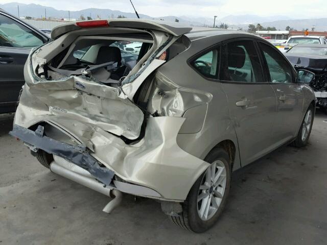 1FADP3K28FL358442 - 2015 FORD FOCUS TAN photo 4