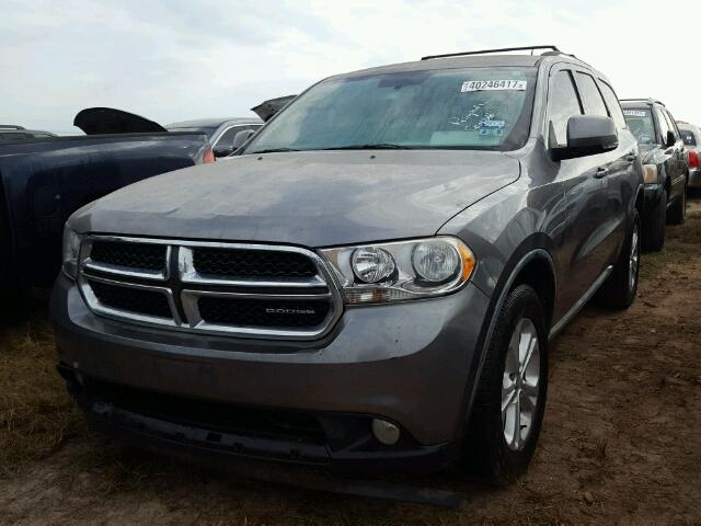 1D4RD4GG2BC634078 - 2011 DODGE DURANGO GRAY photo 2