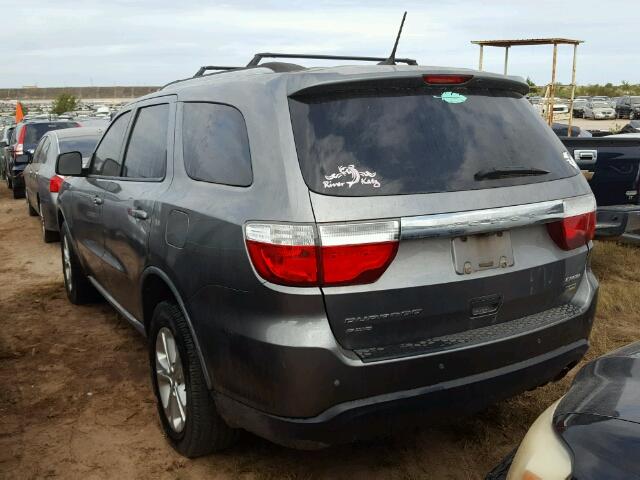 1D4RD4GG2BC634078 - 2011 DODGE DURANGO GRAY photo 3