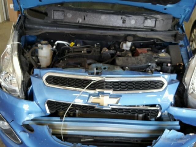 KL8CD6S98FC784072 - 2015 CHEVROLET SPARK 1LT BLUE photo 7