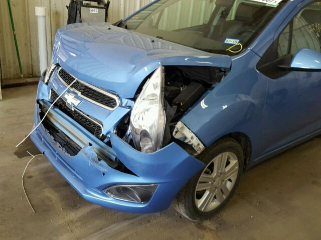 KL8CD6S98FC784072 - 2015 CHEVROLET SPARK 1LT BLUE photo 9