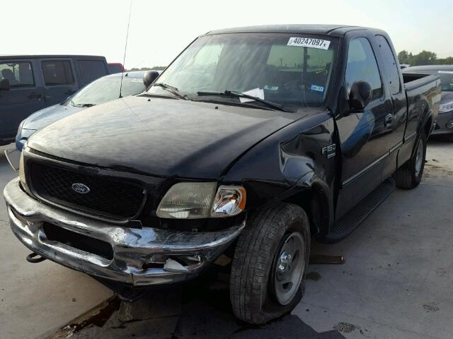 1FTZX18W5WNC22918 - 1998 FORD F150 BLACK photo 2