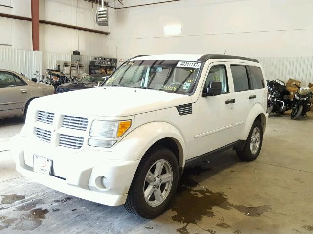 1D4PT5GK8AW111018 - 2010 DODGE NITRO WHITE photo 2