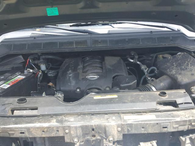 1N6BA07A25N555236 - 2005 NISSAN TITAN XE GREEN photo 7