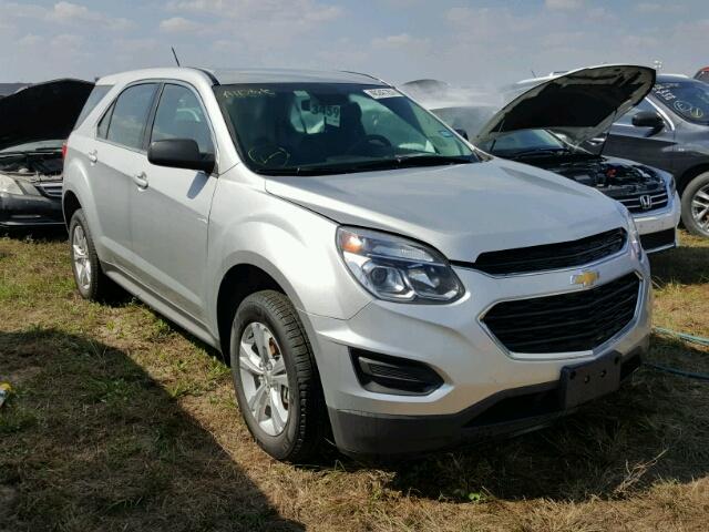 2GNALBEK3H1541410 - 2017 CHEVROLET EQUINOX LS SILVER photo 1