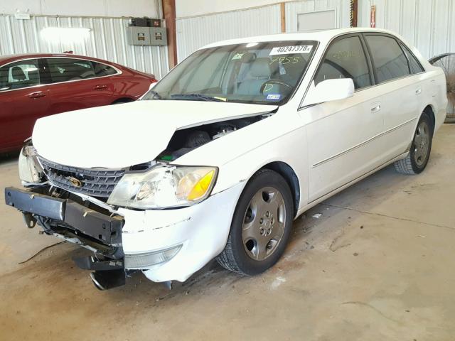 4T1BF28B63U297955 - 2003 TOYOTA AVALON XL WHITE photo 2