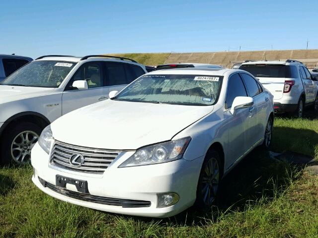 JTHBK1EG2C2487899 - 2012 LEXUS ES WHITE photo 2