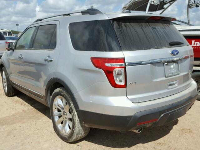 1FMHK7D87BGA79842 - 2011 FORD EXPLORER X SILVER photo 3