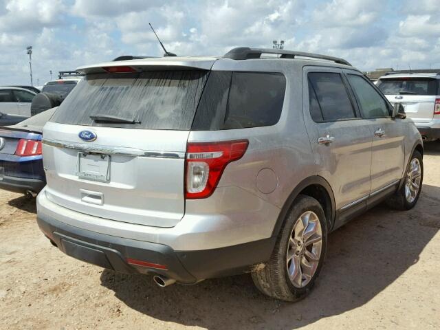 1FMHK7D87BGA79842 - 2011 FORD EXPLORER X SILVER photo 4