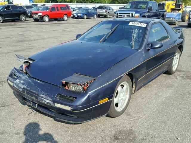 JM1FC3312M0901948 - 1991 MAZDA RX7 BLUE photo 2