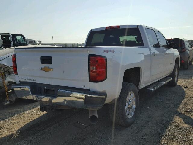 1GC1KVE85FF573198 - 2015 CHEVROLET SILVERADO WHITE photo 4