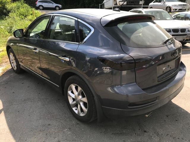JNKAJ09F78M353220 - 2008 INFINITI EX35 BASE BLACK photo 3