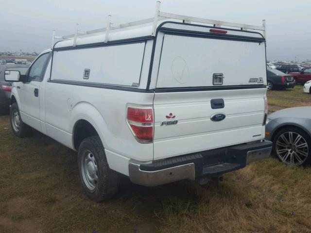 1FTNF1CF3DKF33156 - 2013 FORD F150 WHITE photo 3