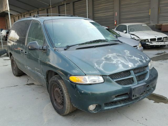 2B4GP44R4XR125705 - 1999 DODGE GRAND CARA GREEN photo 1