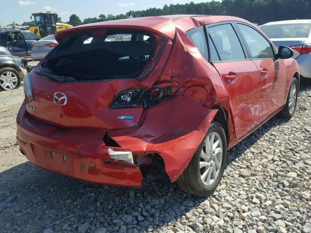 JM1BL1L78D1721102 - 2013 MAZDA 3 I RED photo 4