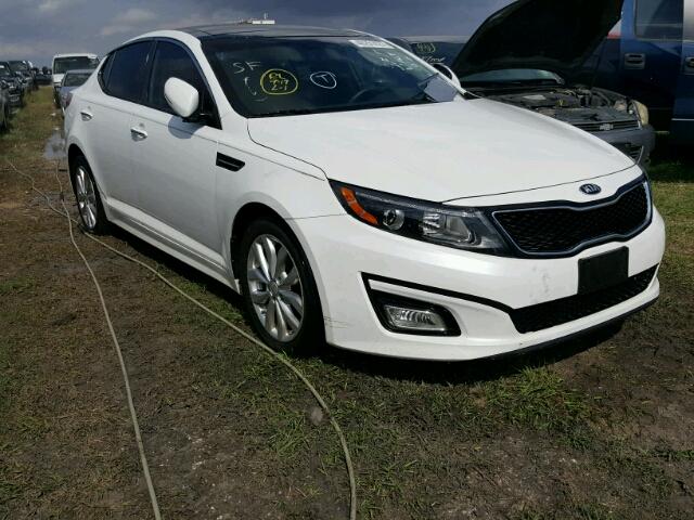 5XXGN4A77FG507049 - 2015 KIA OPTIMA WHITE photo 1