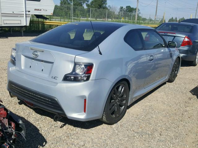 JTKJF5C70E3071349 - 2014 TOYOTA SCION TC 银色 照片 4
