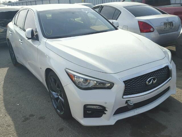 JN1BV7AP1FM331687 - 2015 INFINITI Q50 BASE WHITE photo 1